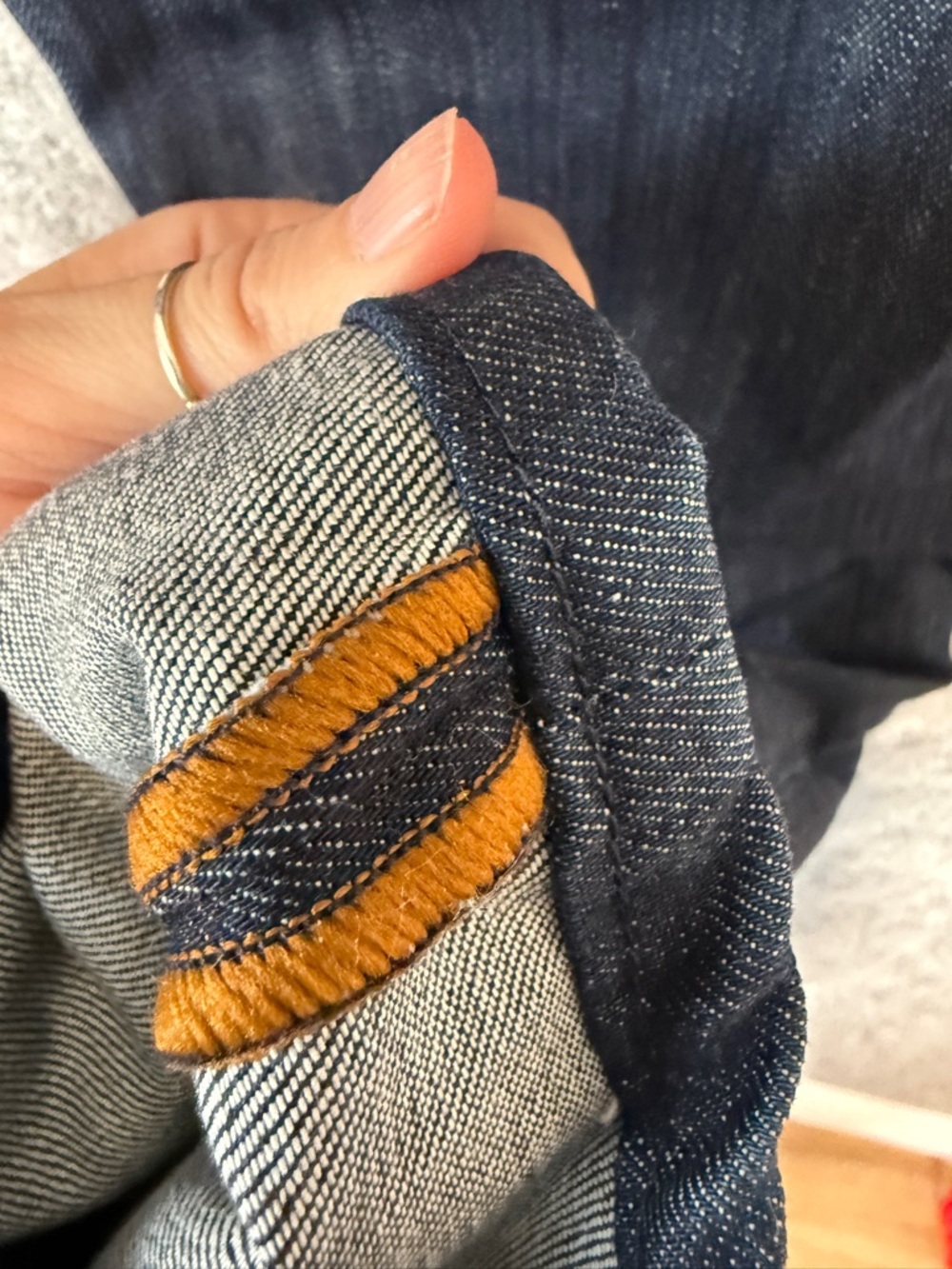 Fidelity Denim Impala Straight Leg Selvedge Denim Dark Blue - Picture 6 of 14